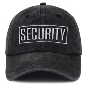 2pcs Security Hats For Men Women Security Accessories Baseball Cap (Option: 2Pcs)