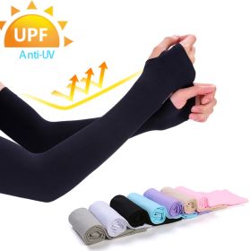 2peices Sun UV Protection Ice Cool Sleeves Sport Arm Sleeves Unisex Cycling Running Fishing Climbing Arm Cover Hide Tattoos (Color: purple)