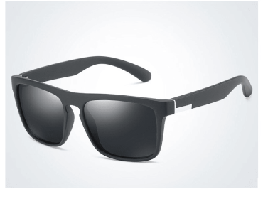 Square Polarized Sunglasses For Men Women Outdoor Sports Driving Glasses Golfing (Color: Mirror Black)